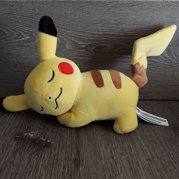 Pokemon Center Sleeping Pikachu Plush - Picture 1 of 6